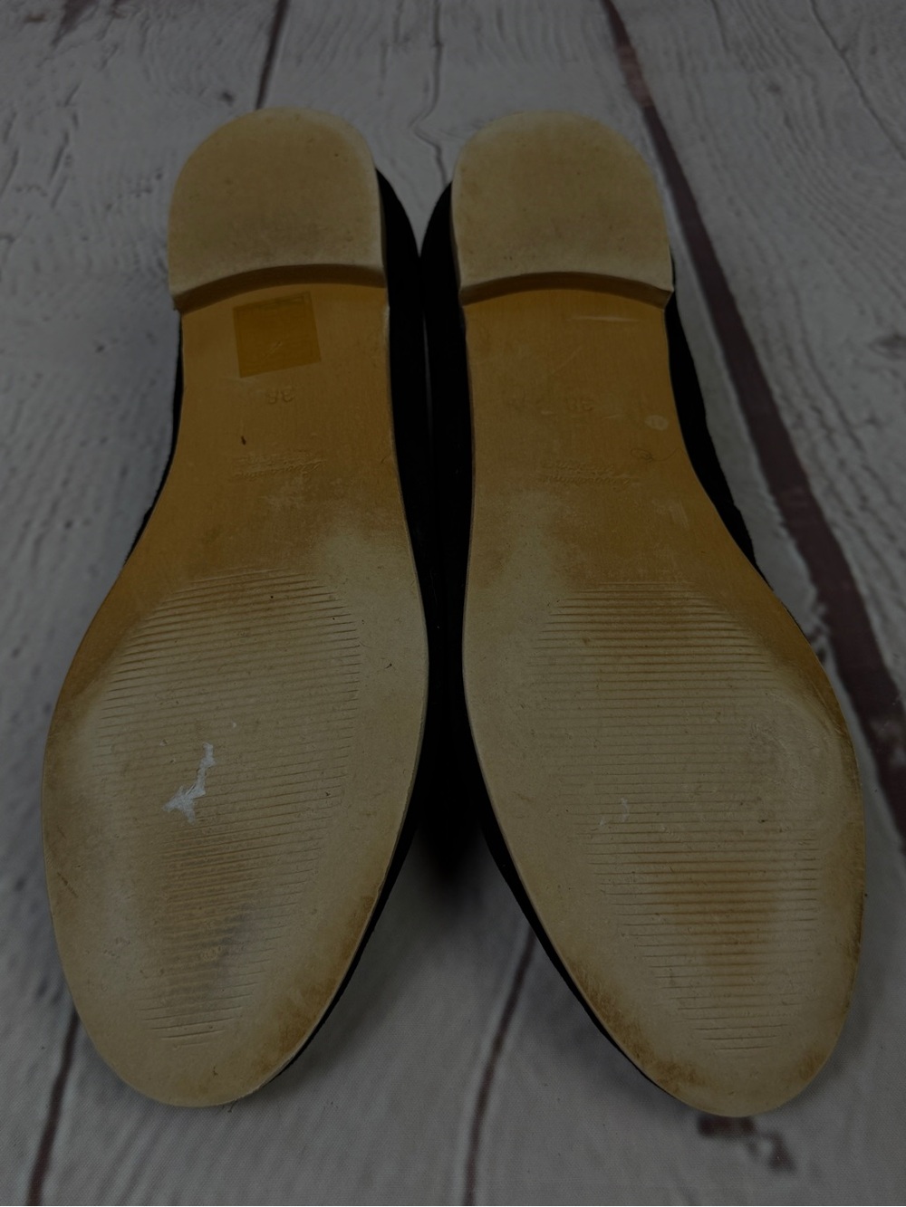 DUSANO black soft suede embroidered slip-on loafers, size 7.5 (EU 38) - Picture 11 of 11